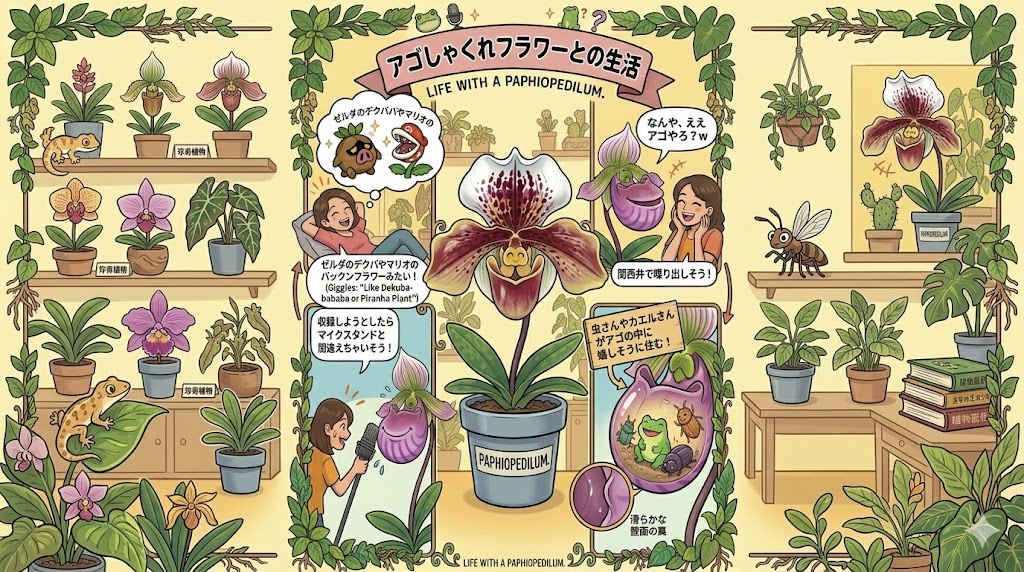【事務所妄想】ゲストが二度見するお花をマスコットとして飾る世界線